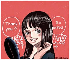 Robin with new haircut and saying Thankyou