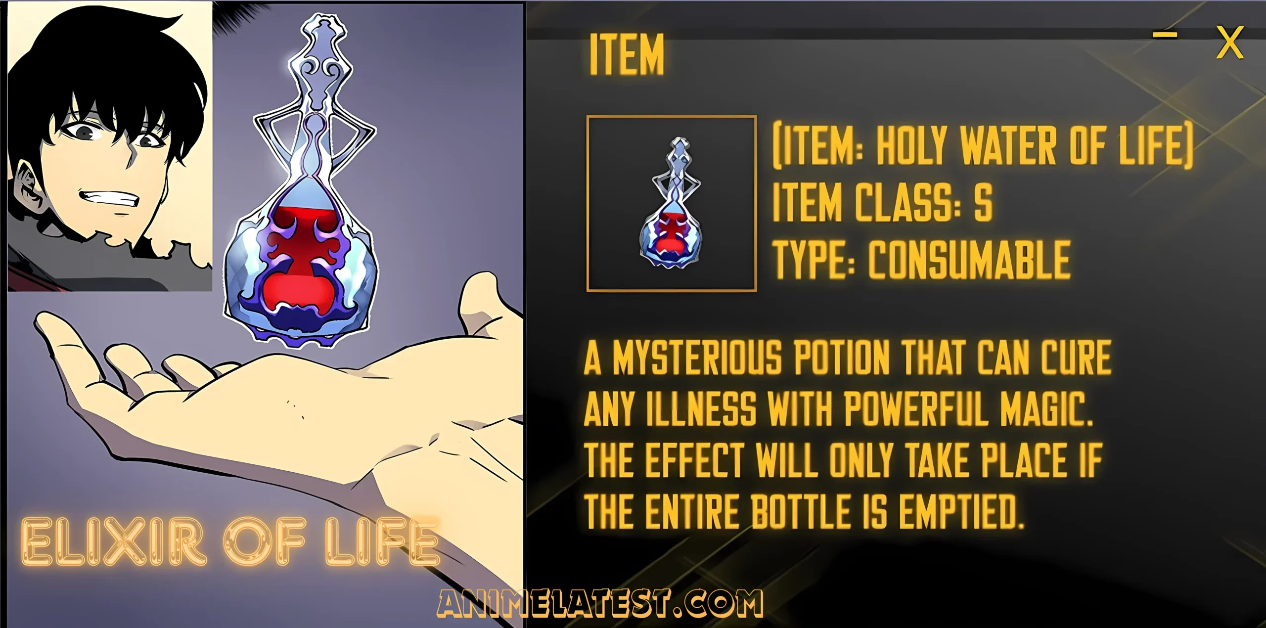 The Elixir of Life or The Holy Water of Life