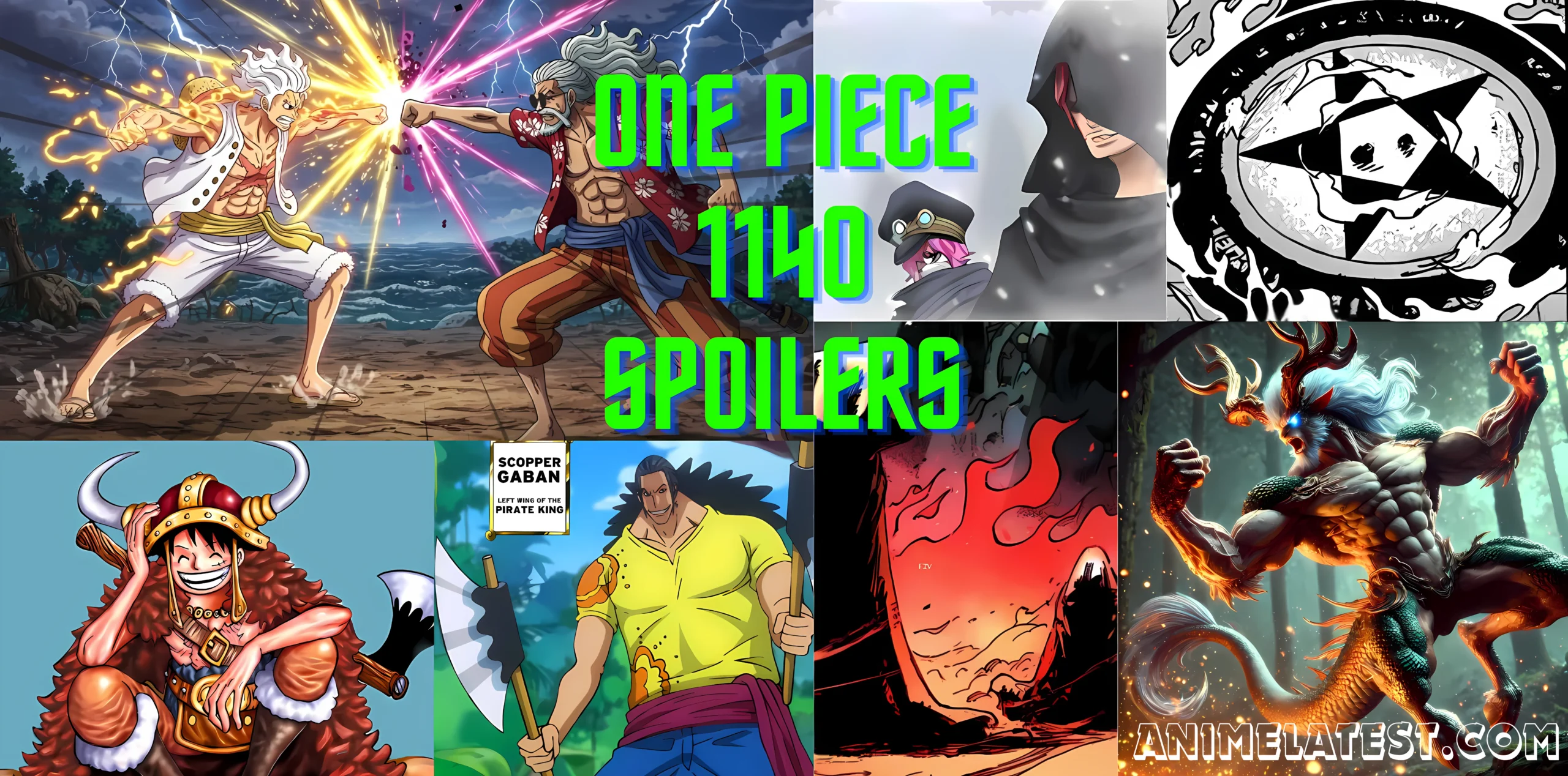 Luffy vs Scopper Gaban & God’s Knights Arrival Mystery 1140