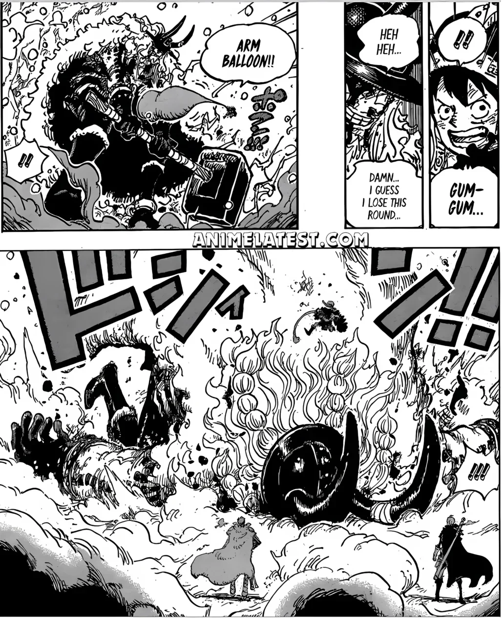 Luffy’s New Technique: "Odi Vosen" (Arm Balloon)